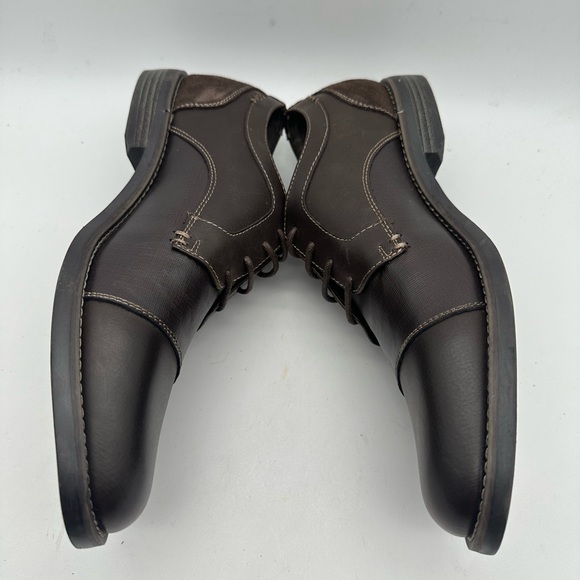 BRAND NEW ORIGINAL PENGUIN Wilbert Cap Toe Oxford Brown MSRP $160 - Picture 6 of 8